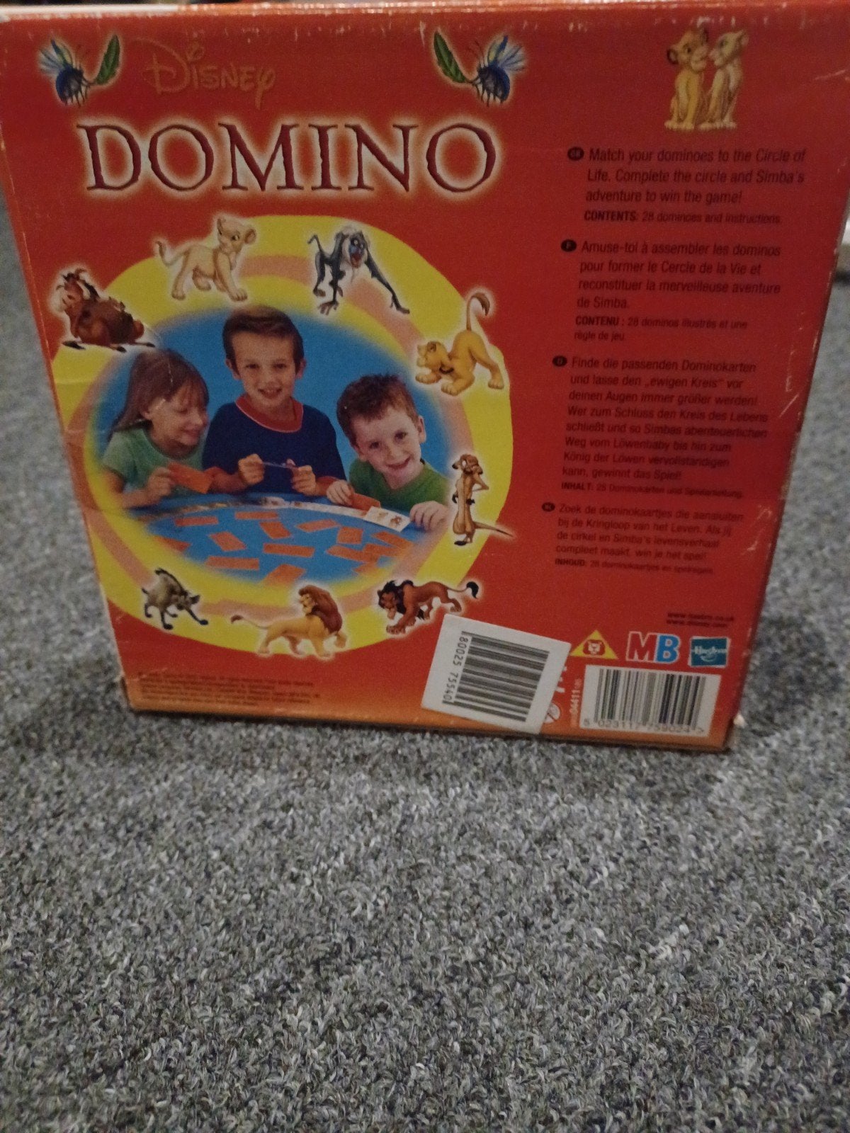 Lion king domino, Ophalen of Verzenden, Gebruikt