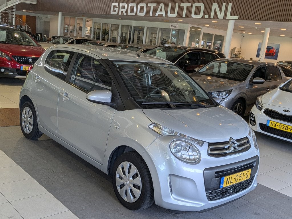 Citroën C1 1.0 e-VTi Selection Airco, Stuurbekrachtiging, Auto's, Voorwielaandrijving, Stof, Gebruikt, Euro 6
