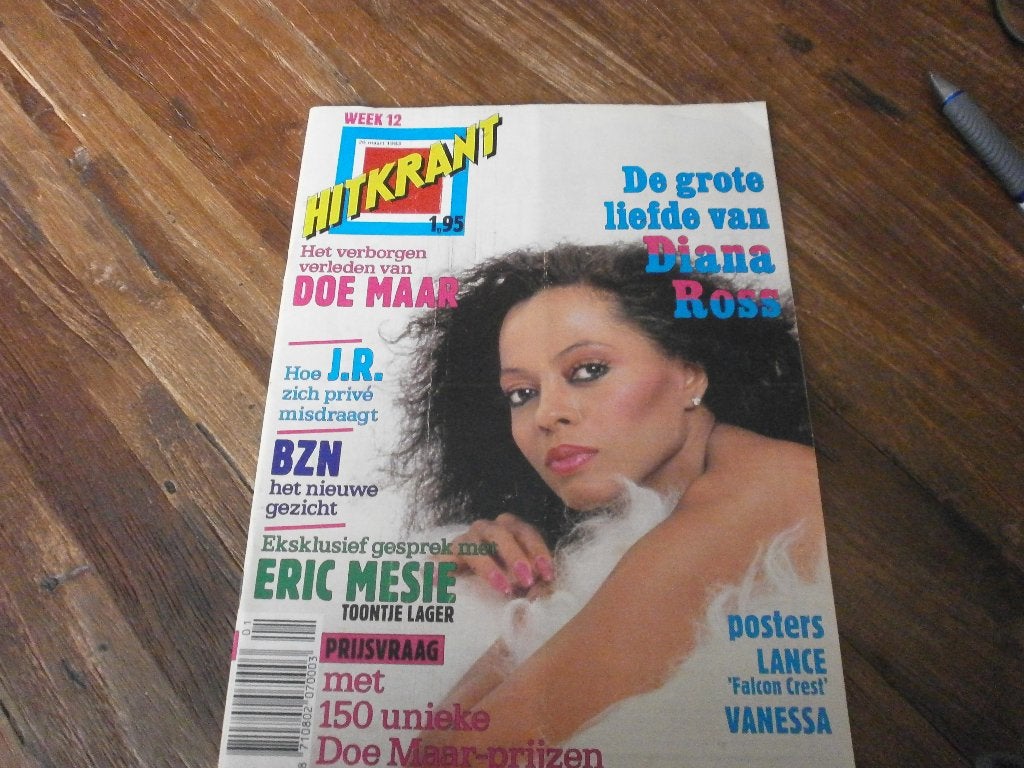 hitkrant nr 12 van 26 maart 1983, compleet ,  met posters, Verzenden, Gelezen, Muziek, Film of Tv