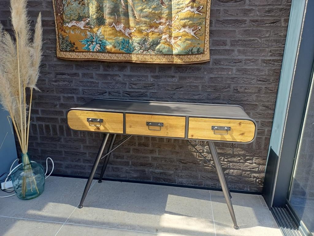 Mooie sitetable, hal tafel, wand tafel, Ophalen, Zo goed als nieuw, 25 tot 50 cm, Rechthoekig