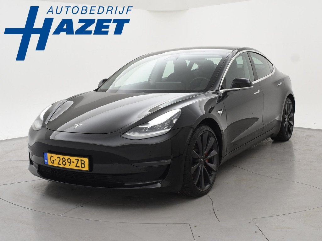 Tesla Model 3 PERFORMANCE 462 PK AWD 75 KWH ORIG NL + 20 INC, Auto's, Tesla, Automaat, Stof, 547 km, 462 pk
