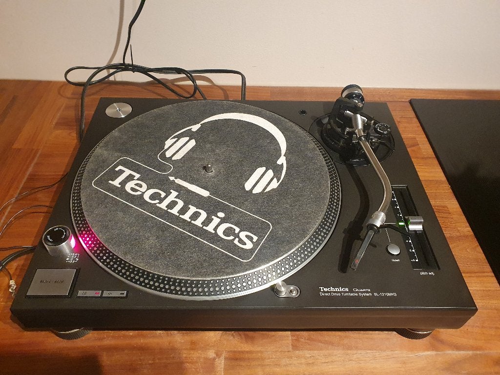 technics quartz sl-1210mk5 zwart klassieke sl-1200, Audio, Tv en Foto, Platenspelers, Ophalen, Pitch-regelaar, Zo goed als nieuw