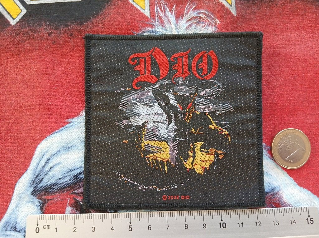 DIO ZEER MOOIE VINTAGE  HOLY DIVER 2005 -PATCH 18, Verzenden, Nieuw, Kleding