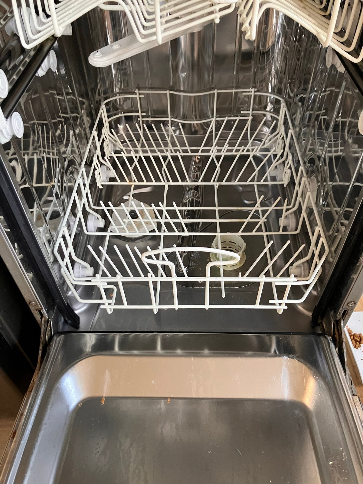 Whirlpool ADP750IX vaatwasser 45 cm RVS – defect/onderdelen, Ophalen of Verzenden, Energieklasse A of zuiniger, Niet werkend, 85 tot 90 cm