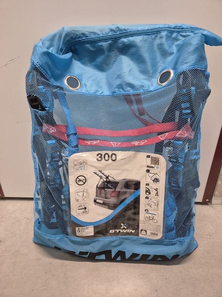 B'Twin 300 Achterklepdrager voor 3 fietsen, Ophalen, 3 fietsen of meer, Gebruikt, Achterklepdrager