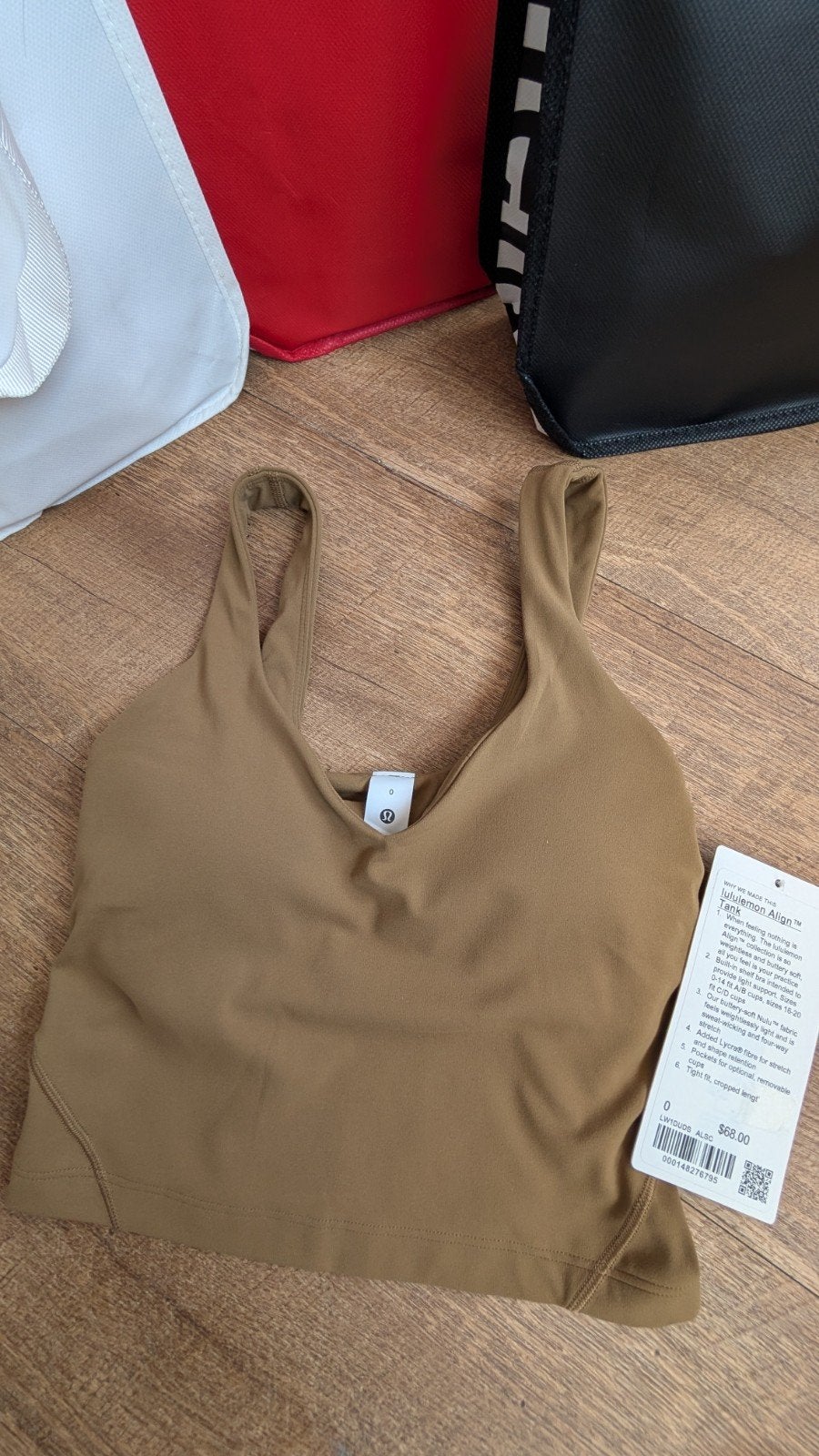 Lululemon Align Tank Top XS met gratis tasje, Ophalen of Verzenden, Nieuw, Maat 34 (XS) of kleiner, Zonder mouw
