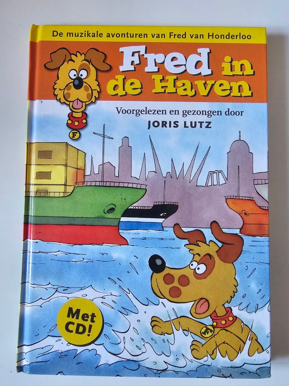 Fred in de Haven - Muzikale avonturen met CD, Ophalen of Verzenden, Zo goed als nieuw, Fred van Honderloo, 3 tot 4 jaar