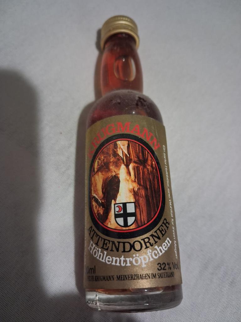 Attendorner Höhlentröpfchen miniatuurflesje, Ophalen of Verzenden, Gebruikt