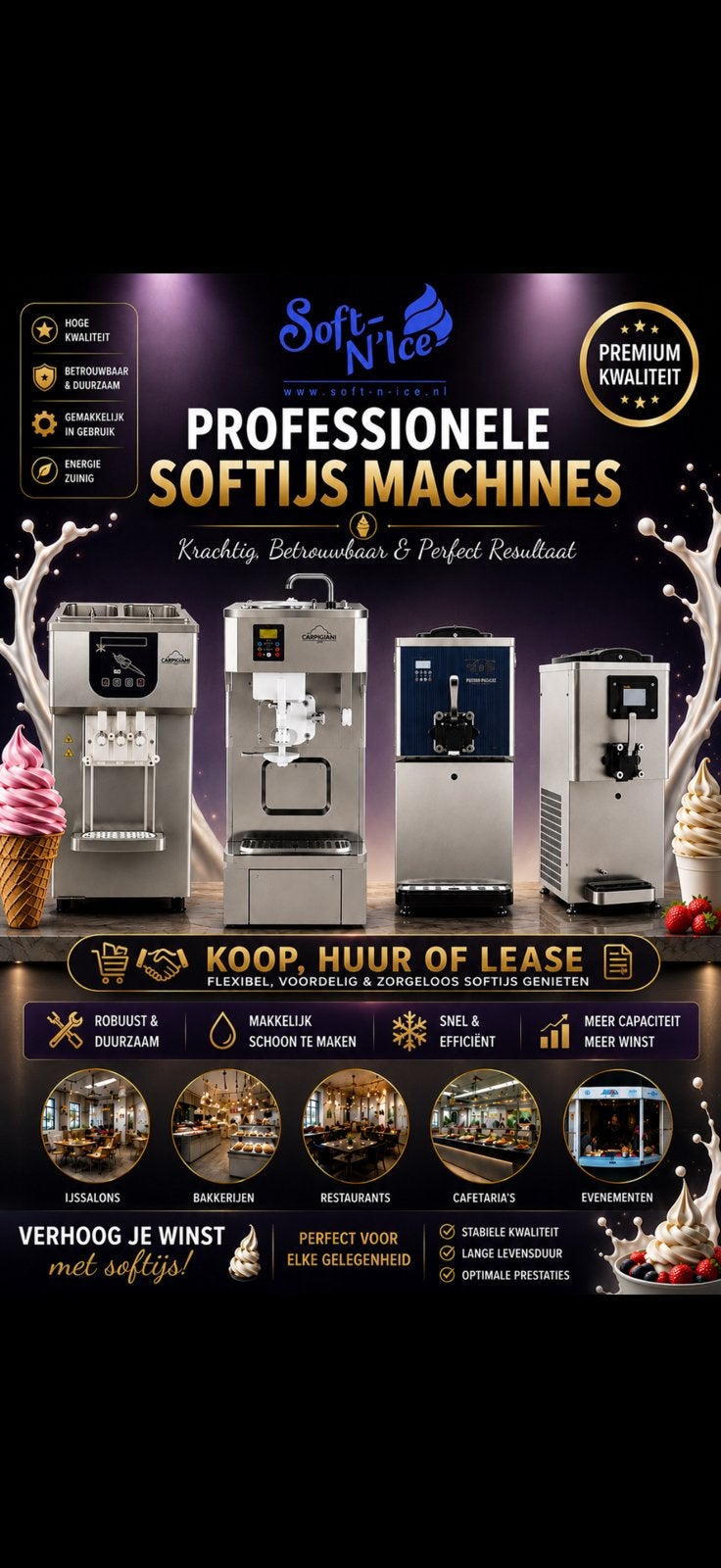 SOFTIJS MACHINES EN ONDERHOUD, Ophalen of Verzenden, Nieuw