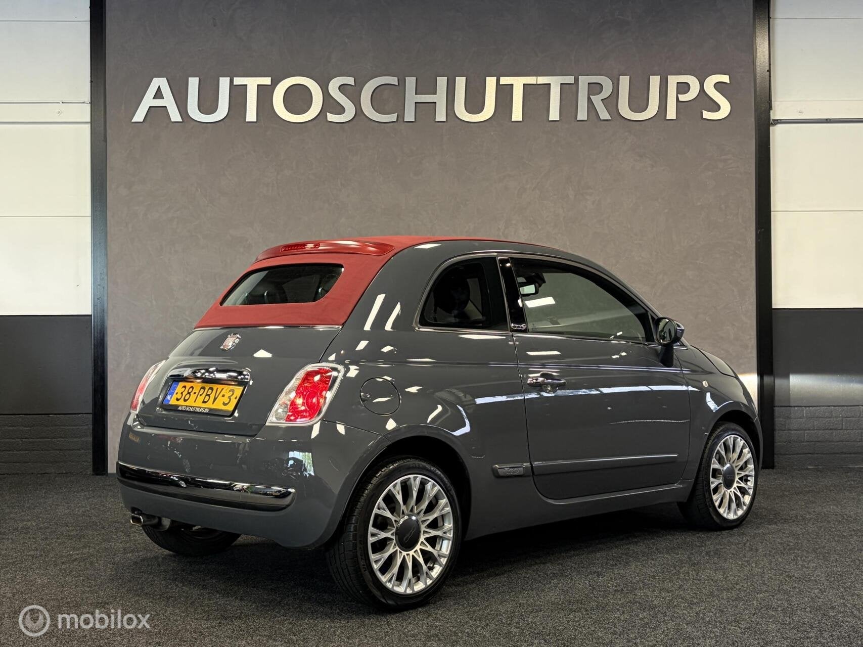 Fiat 500 C 1.2 Rock LEDER / AUTOMAAT / CLIMA / PDC / LMV / X, Auto's, Fiat, Euro 5, Gebruikt, 4 cilinders, Cabriolet