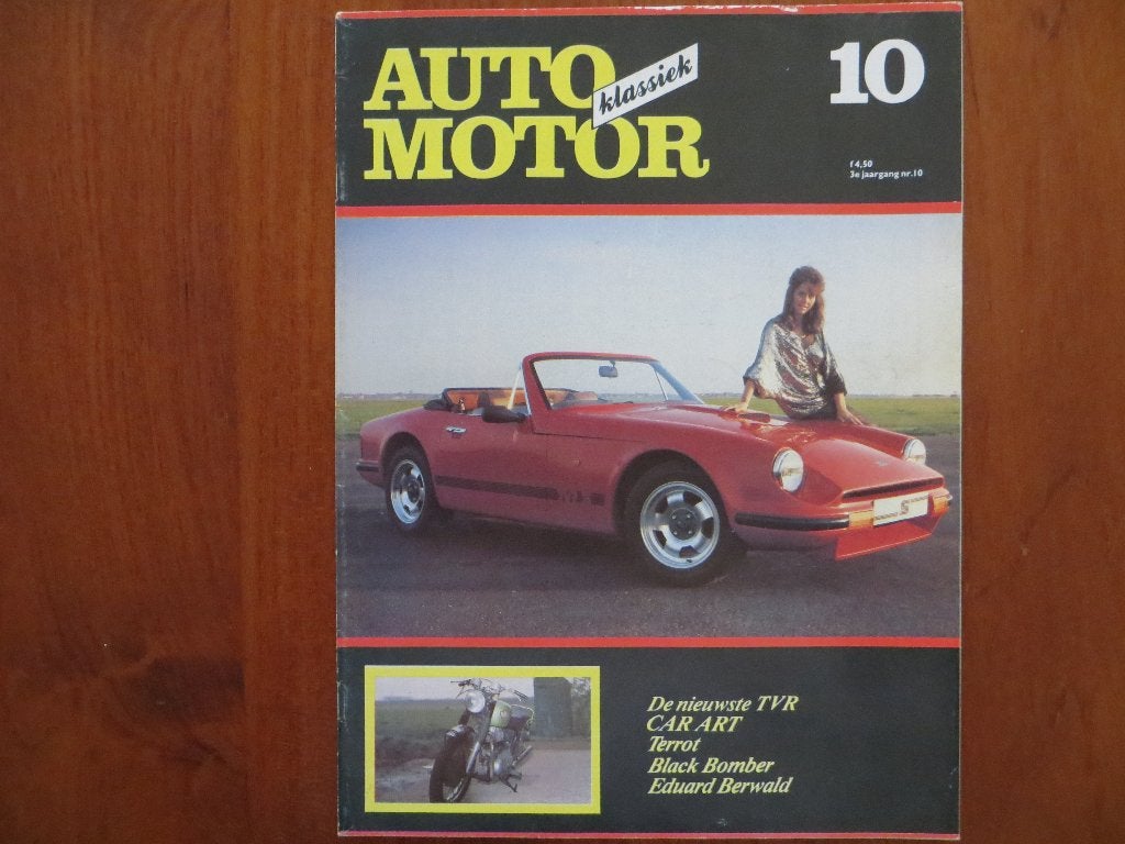 Auto Motor Klassiek 10 1987 TVR S, Terrot, Corvette, Ophalen of Verzenden, Nieuw, Chevrolet