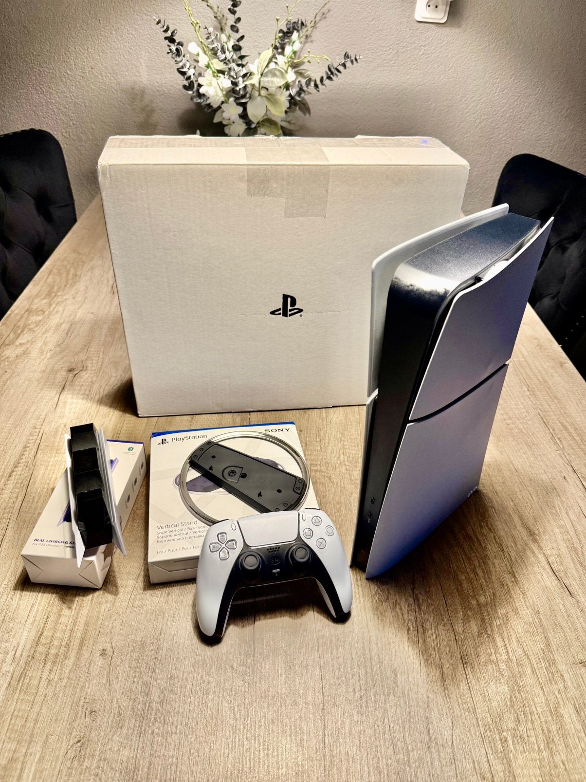 PlayStation 5 slim inclusief extra’s, Spelcomputers en Games, Spelcomputers | Sony PlayStation 5, Ophalen of Verzenden, Zo goed als nieuw