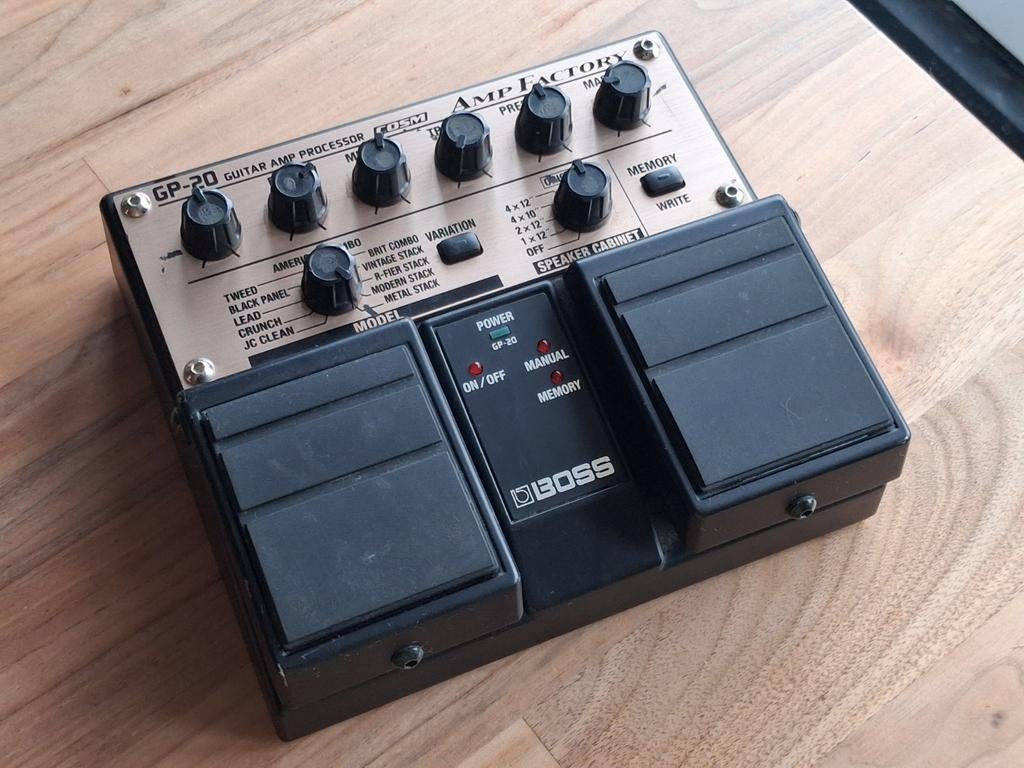 Boss GP-20 veelzijdige Amp Factory Gitaar Amp Processor, Muziek en Instrumenten, Ophalen of Verzenden, Gebruikt, Multi-effect