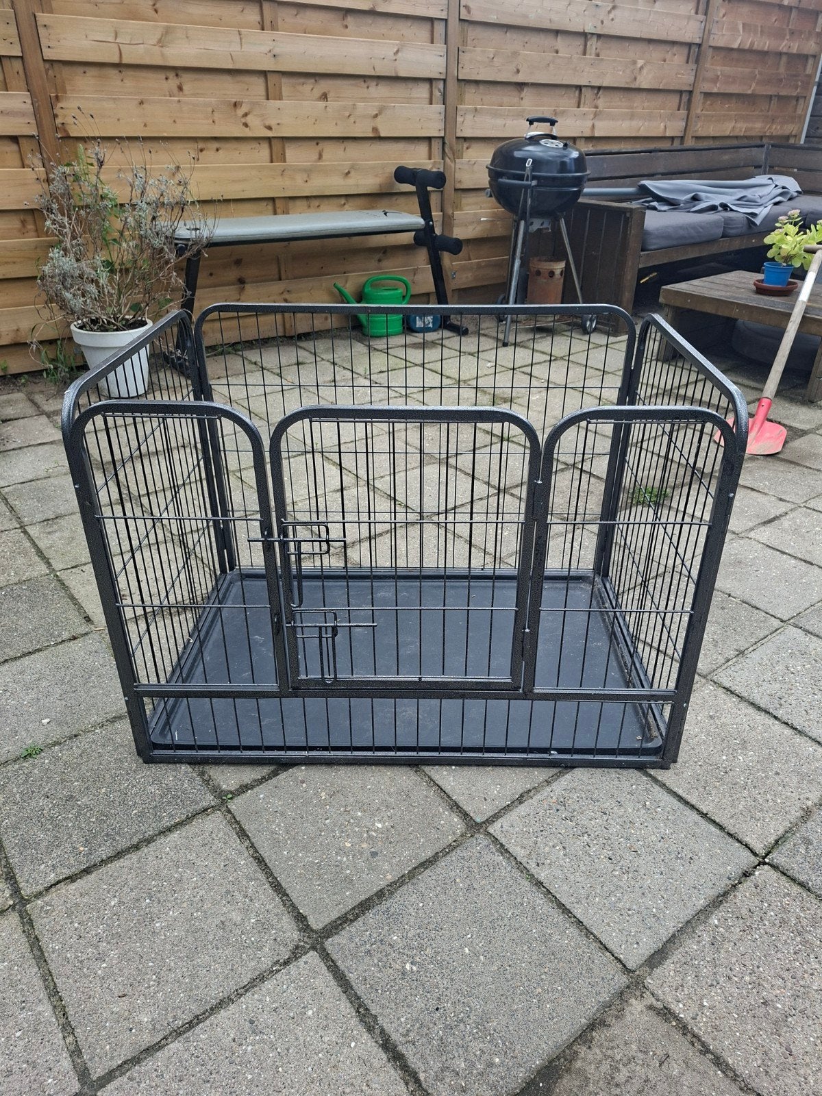 hondenbench / puppyren met uitneembare lade, Dieren en Toebehoren, Ophalen, Gebruikt