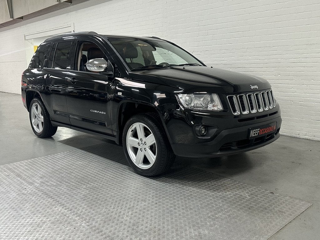 Jeep Compass 2.0 Limited AIRCO /CRUISE /LEER /LPG (bj 2012), Auto's, Jeep, 1998 cc, 450 kg, Gebruikt, Zwart