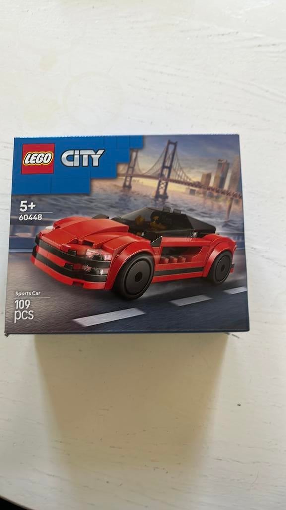 Lego city sports car nooit geopent, Overige merken, Auto, Groter dan 1:32, Nieuw