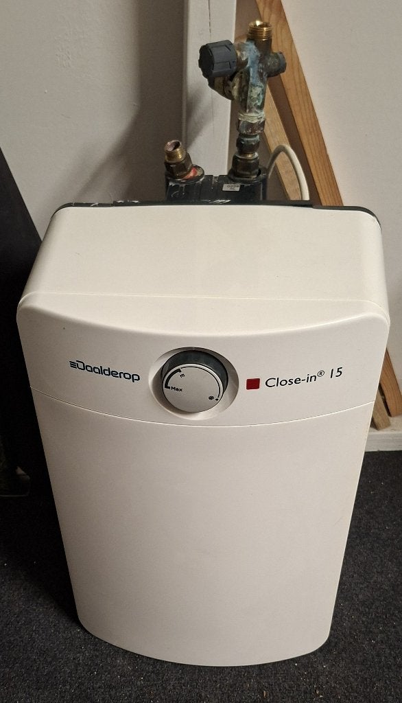 Daalderop 15 liter Close In Boiler ., Gebruikt, Aardgas, Minder dan 20 liter, Boiler