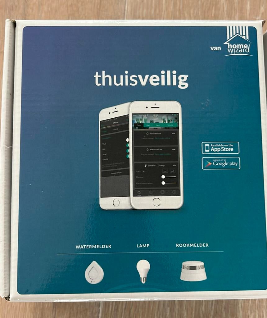 Homewizard thuisveilig start domotica., Ophalen of Verzenden, Zo goed als nieuw, Detector, Sensor of Melder, Rook