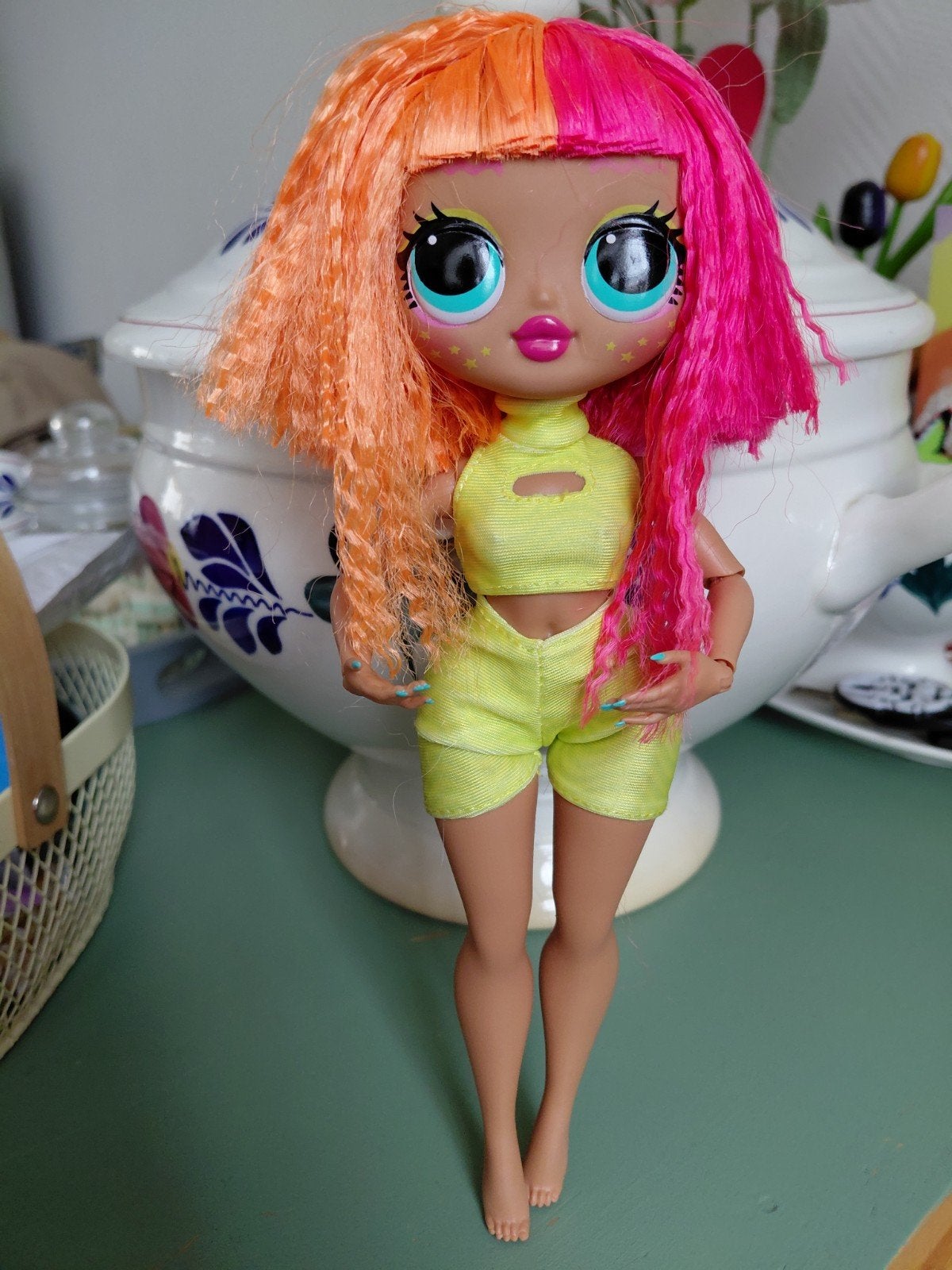 L.O.L. Surprise! OMG pop met felgekleurd haar, Verzamelen, Ophalen of Verzenden, Zo goed als nieuw, Overige typen