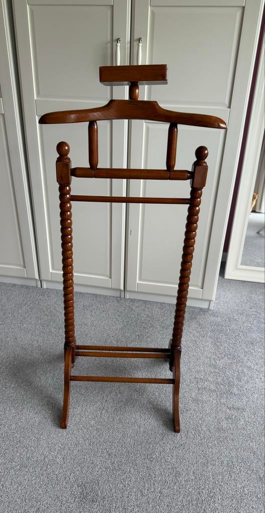 Vintage houten kledingrek / kapstok, Ophalen, Gebruikt, Staande kapstok, 150 tot 200 cm