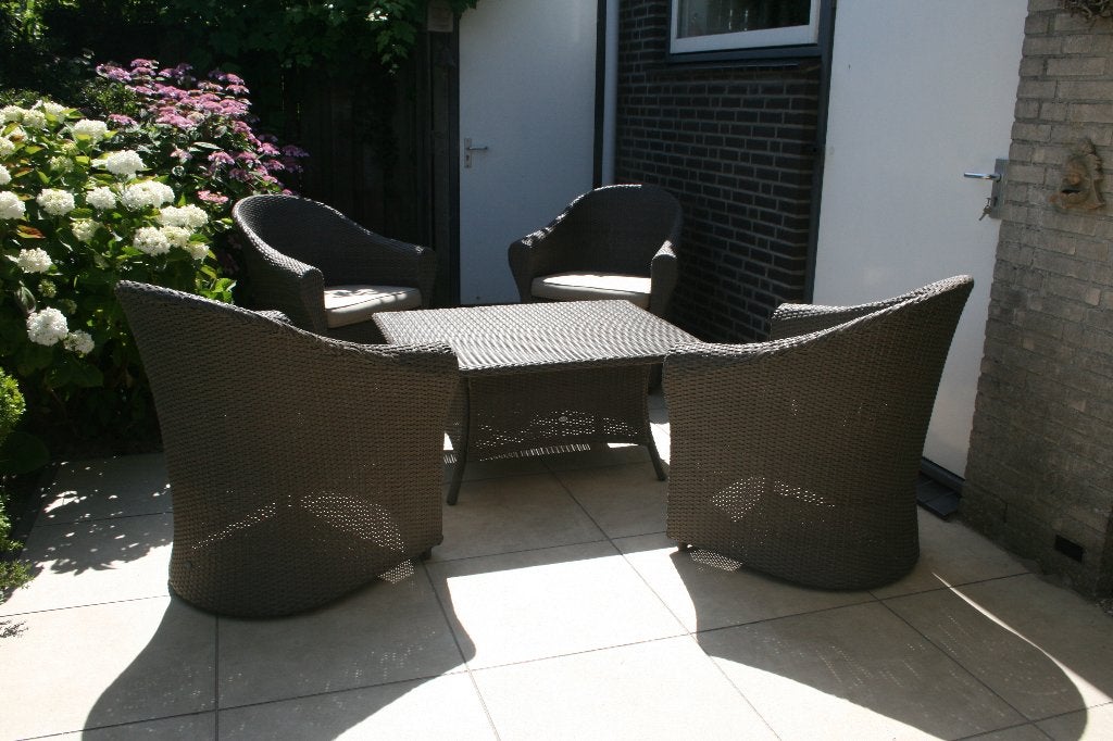 Tuinset, Tuin en Terras, Ophalen, 4 zitplaatsen, Kunststof, Zo goed als nieuw
