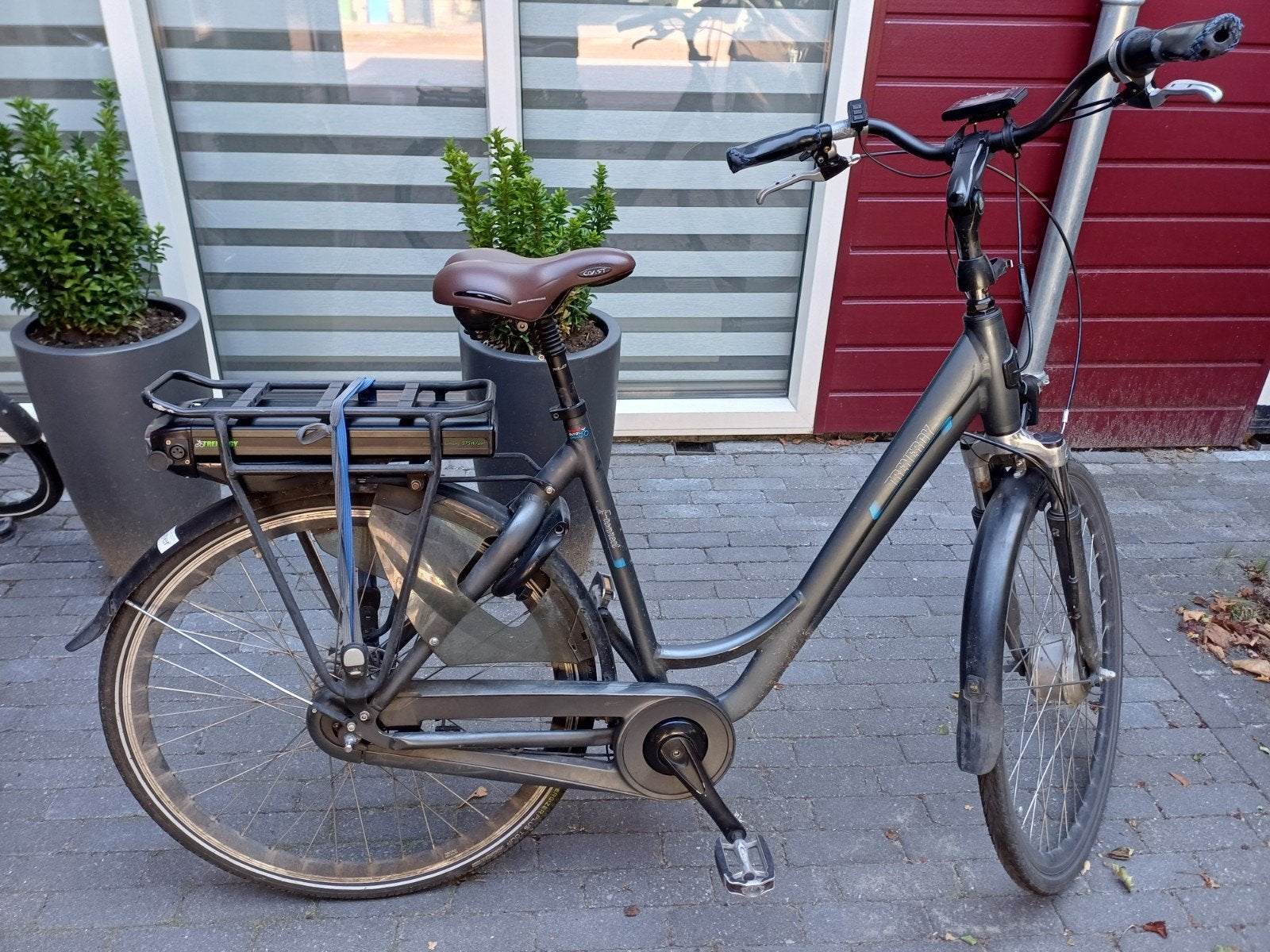 TRENENERGY E-bike met 575W/uur accu, Fietsen en Brommers, Elektrische fietsen, Gebruikt, 50 km per accu of meer, 55 tot 59 cm