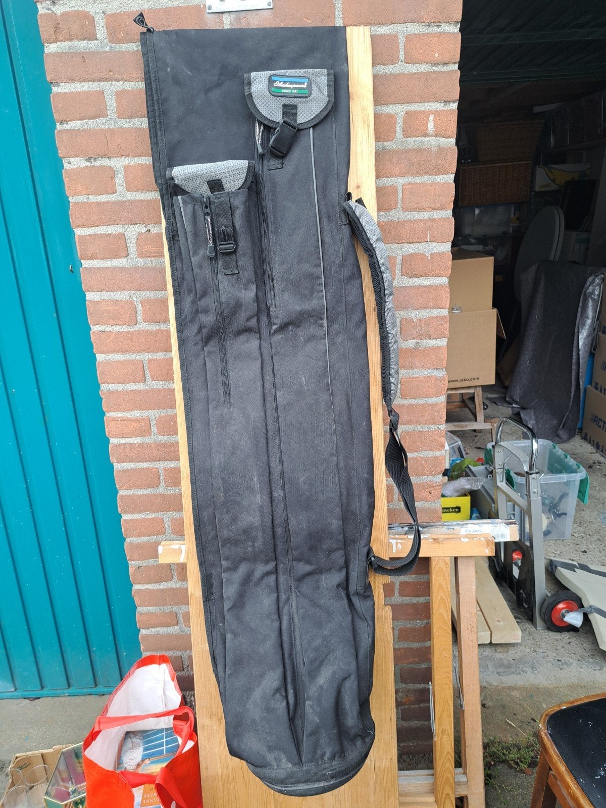 Hengeltas shakespeare, Watersport en Boten, Hengelsport | Witvissen, Ophalen of Verzenden, Gebruikt, Werphengel