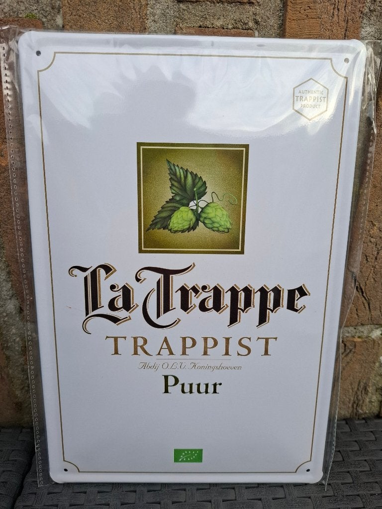 Reclamebord La Trappe bier (originele verpakking) nr1, Verzamelen, Ophalen of Verzenden, Nieuw, Reclamebord, Plaat of Schild, La Trappe