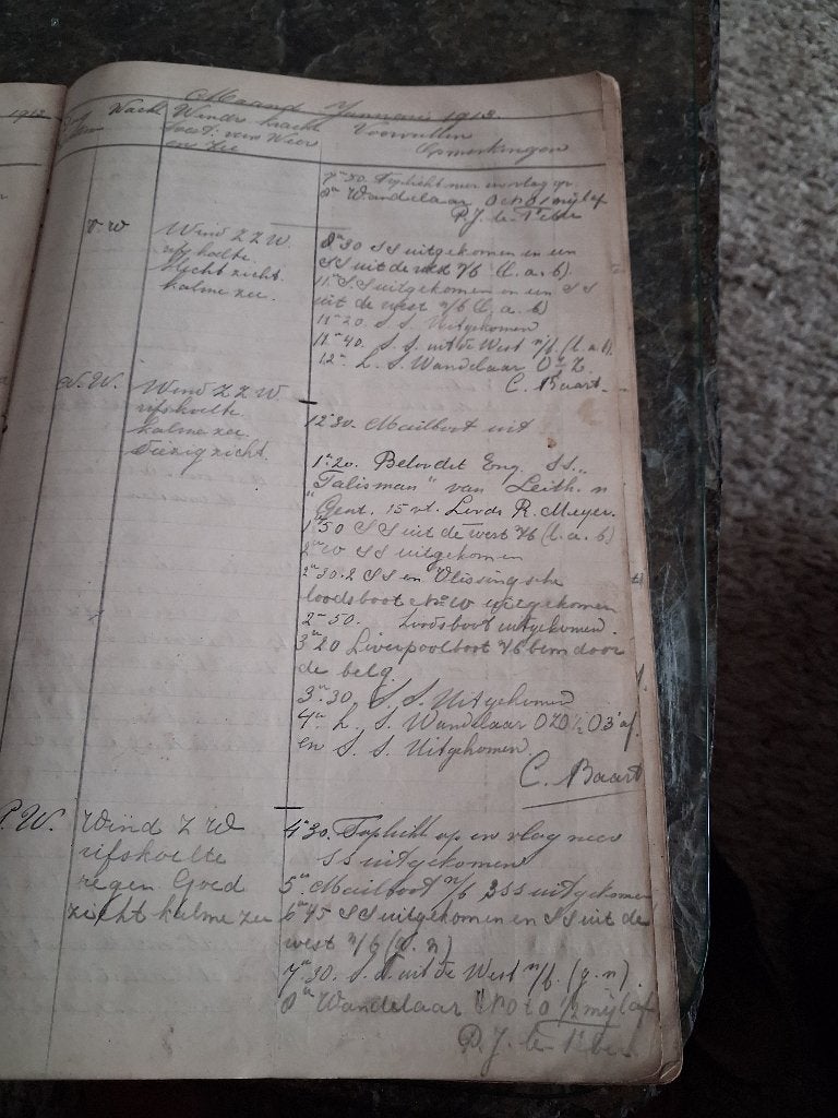 Logboek 1912/1913, Ophalen of Verzenden, Gelezen, Watersport en Hengelsport