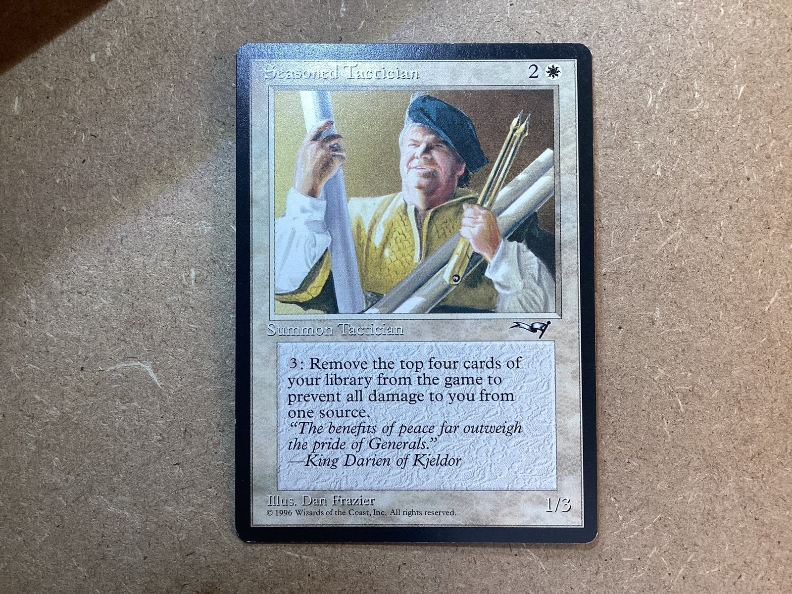 1x Seasoned Tactician (Excellent), Ophalen of Verzenden, Zo goed als nieuw, Losse kaart
