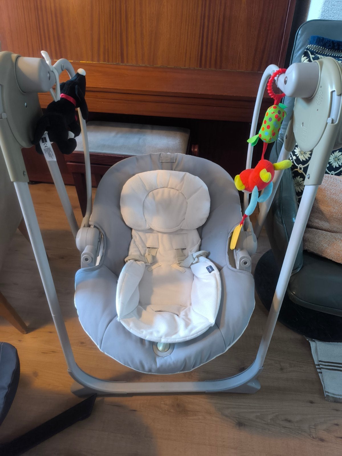 Chicco Polly Swing Up Babyschommel met afstandsbediening, Ophalen