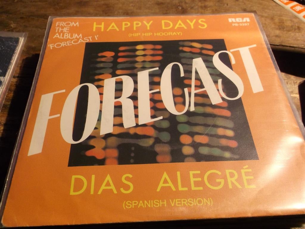 forecast Happy days 194, Cd's en Dvd's, Vinyl Singles, Gebruikt, 7 inch, Single, Ophalen of Verzenden