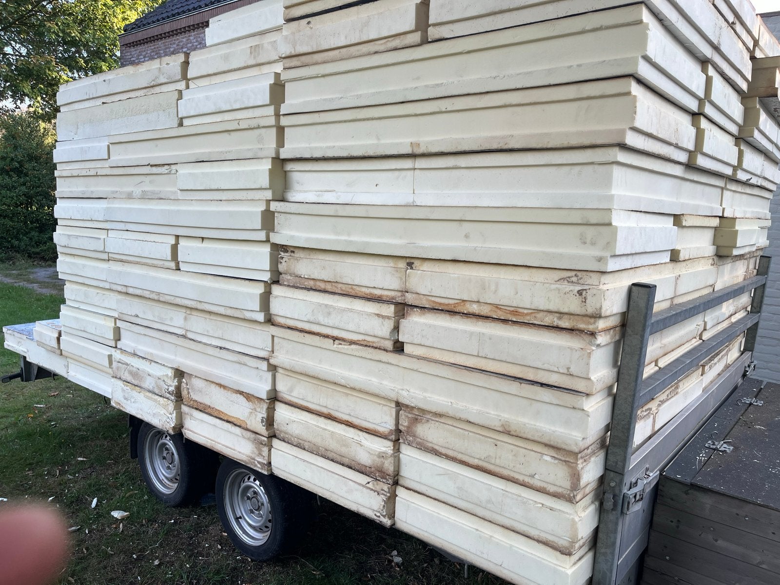 PIR isolatieplaten - Gebruikt , 14 cm dik platen zijn 120-60, Doe-het-zelf en Verbouw, 12 cm of meer, Zo goed als nieuw, Hardschuim (Pir)