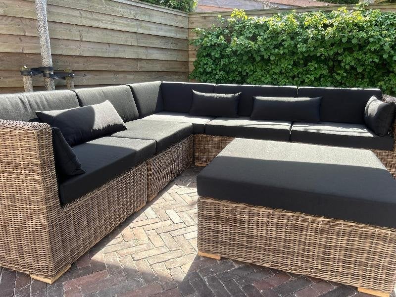 Luxe loungeset extra hoge zit ook voor lange mensen, Verzenden, Nieuw