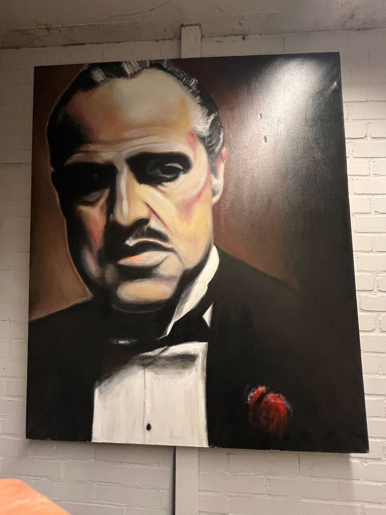 The Godfather schilderij 100x120 cm, Ophalen, Film