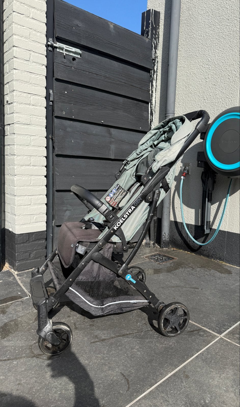 Koelstra Buggy met Ligstand en Verstelbare Beensteun, Ophalen, Zo goed als nieuw, Koelstra, Verstelbare rugleuning