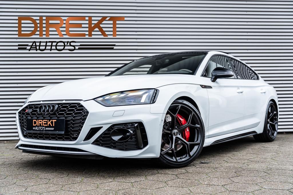 Audi RS5 SPORTBACK 2.9 TFSI Quattro Competition Kuipstoelen, Auto's, Audi, Automaat, Zwart, Wit, Bedrijf
