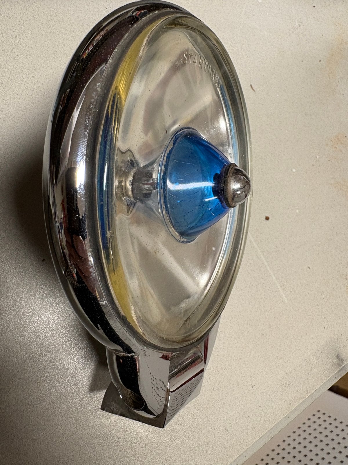Antieke oldtimer mistlamp, Ophalen of Verzenden