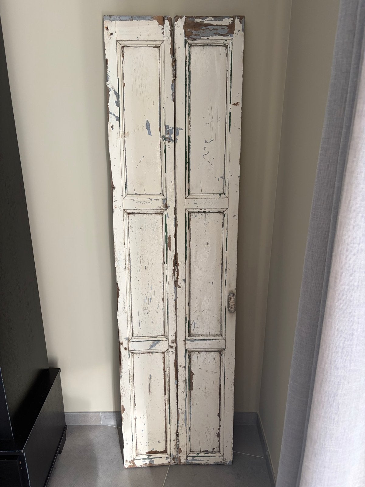 Antieke houten luiken- decoratief en sfeervol, Ophalen