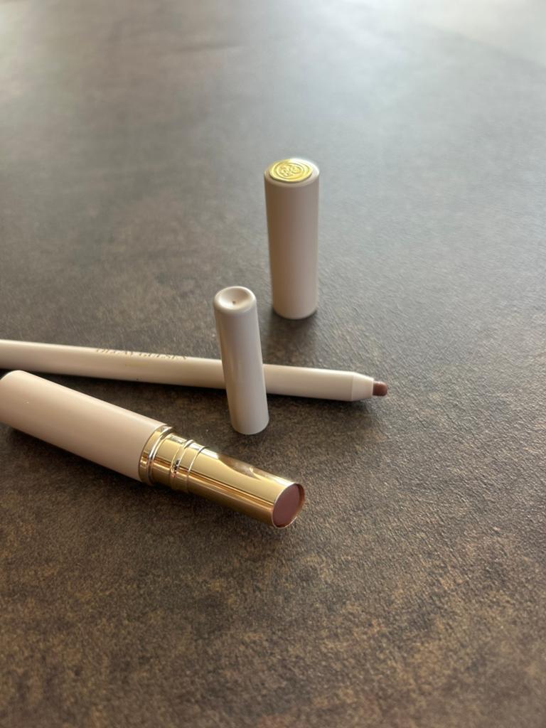 Olcay Gulsen lipstick en lipliner, Ophalen of Verzenden, Zo goed als nieuw, Bruin, Lippen