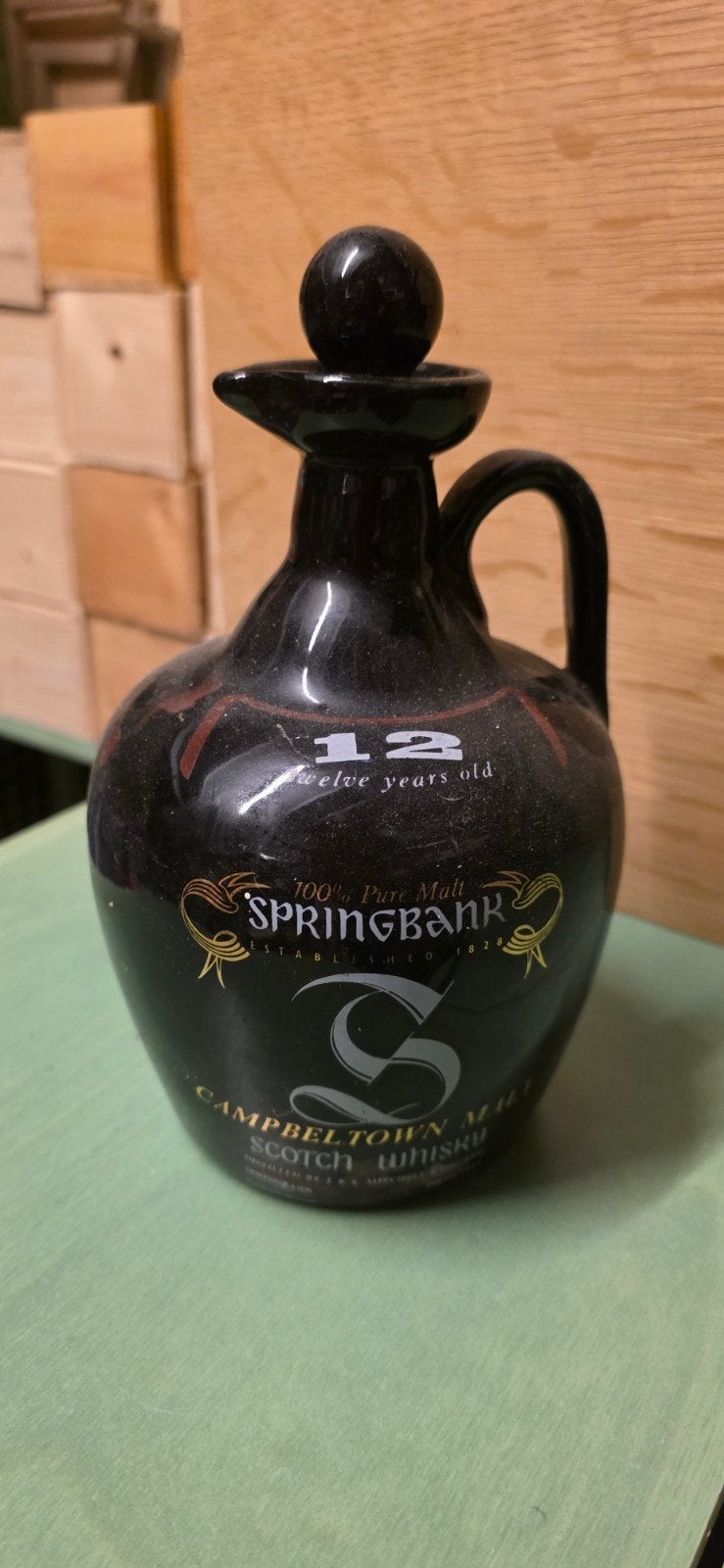 Springbank 12 jaar oude whisky karaf - Leeg, Ophalen of Verzenden