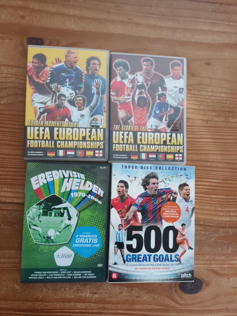 Voetbal dvds, Ophalen of Verzenden