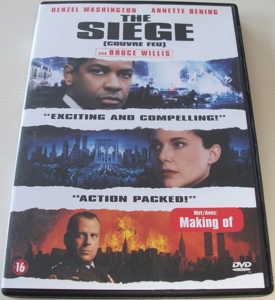 Dvd *** SIEGE *** An enemy they can't see, Engels, Vanaf 16 jaar, Actiethriller, Nederlands