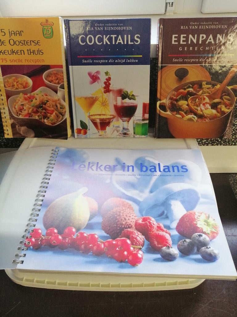Kookboeken en recepten 4x zgan zie alle foto's, Boeken, Ophalen of Verzenden, Zo goed als nieuw