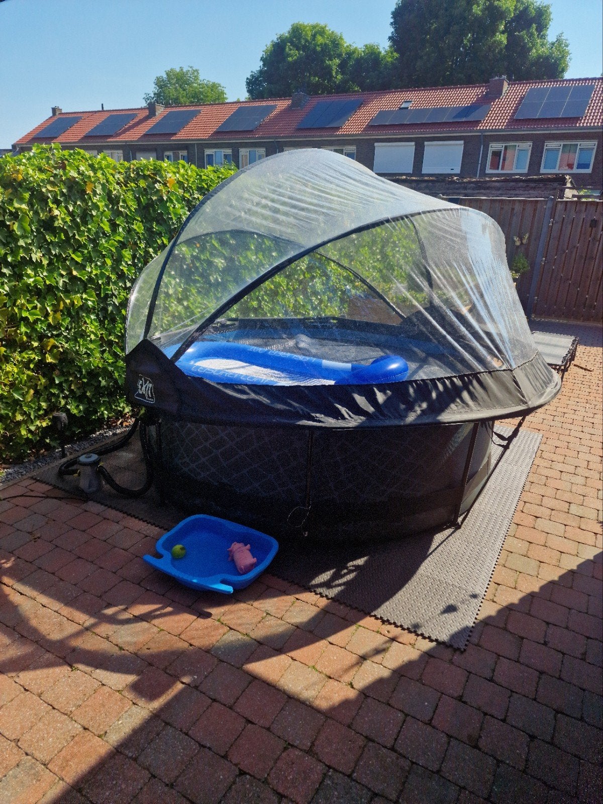 ZGAN Zwembad met Koepel lekker uit de wind en kou 2.44 doors, Tuin en Terras, Zwembaden, Ophalen, Nieuw, Rond, Minder dan 80 cm