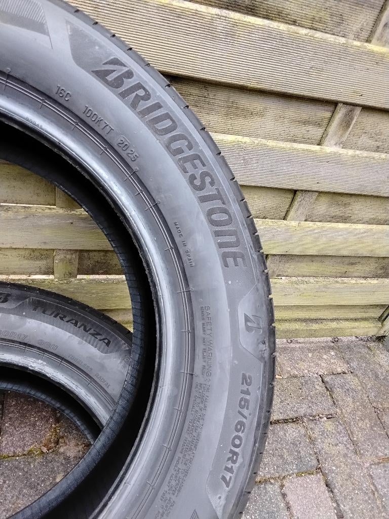 Bridgestone zomerbanden 215/60 R17, Ophalen, 215 mm, Nieuw, 17 inch