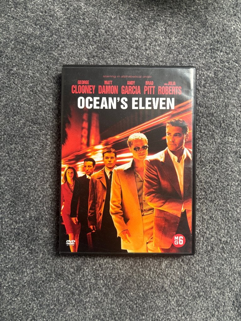 DVD Ocean‘s  11, Vanaf 12 jaar, Ophalen, Zo goed als nieuw, Actie