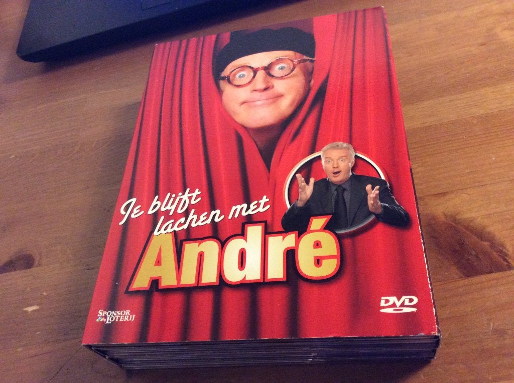André van Duin 6-dvd box "Je blijft lachen met André", Alle leeftijden, Ophalen of Verzenden, Gebruikt, Tv-programma of Sketches