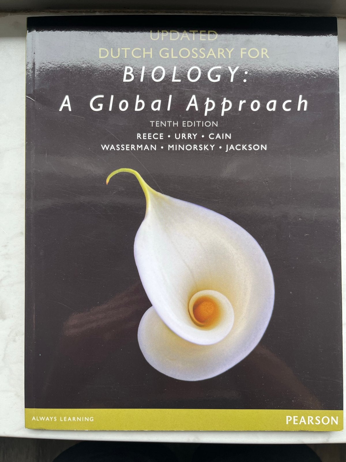Updated Dutch Glossary for Biology: A Global Approach, Boeken, Ophalen of Verzenden, Beta, Zo goed als nieuw, HBO