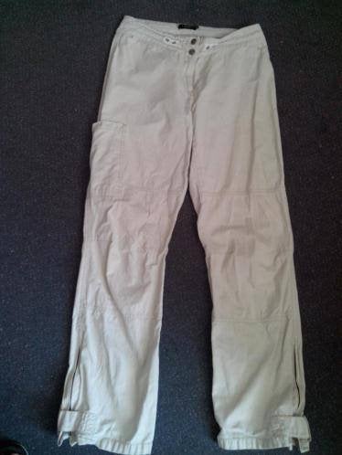 Dames lange broek, gebroken wit/crème, Wit, Ophalen of Verzenden, L.O.G.G. sport, Maat 36 (S)